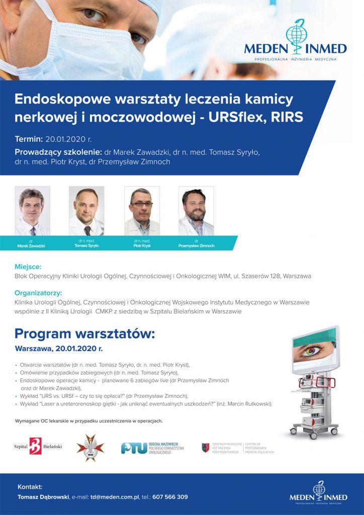 Endoskopowe Warsztaty Leczenia Kamicy Nerkowej i Moczowodowej – URSflex, RIRS