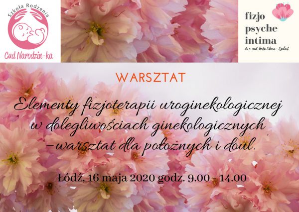Warsztat dla położnych i doul - fizjoterapia w ginekologii